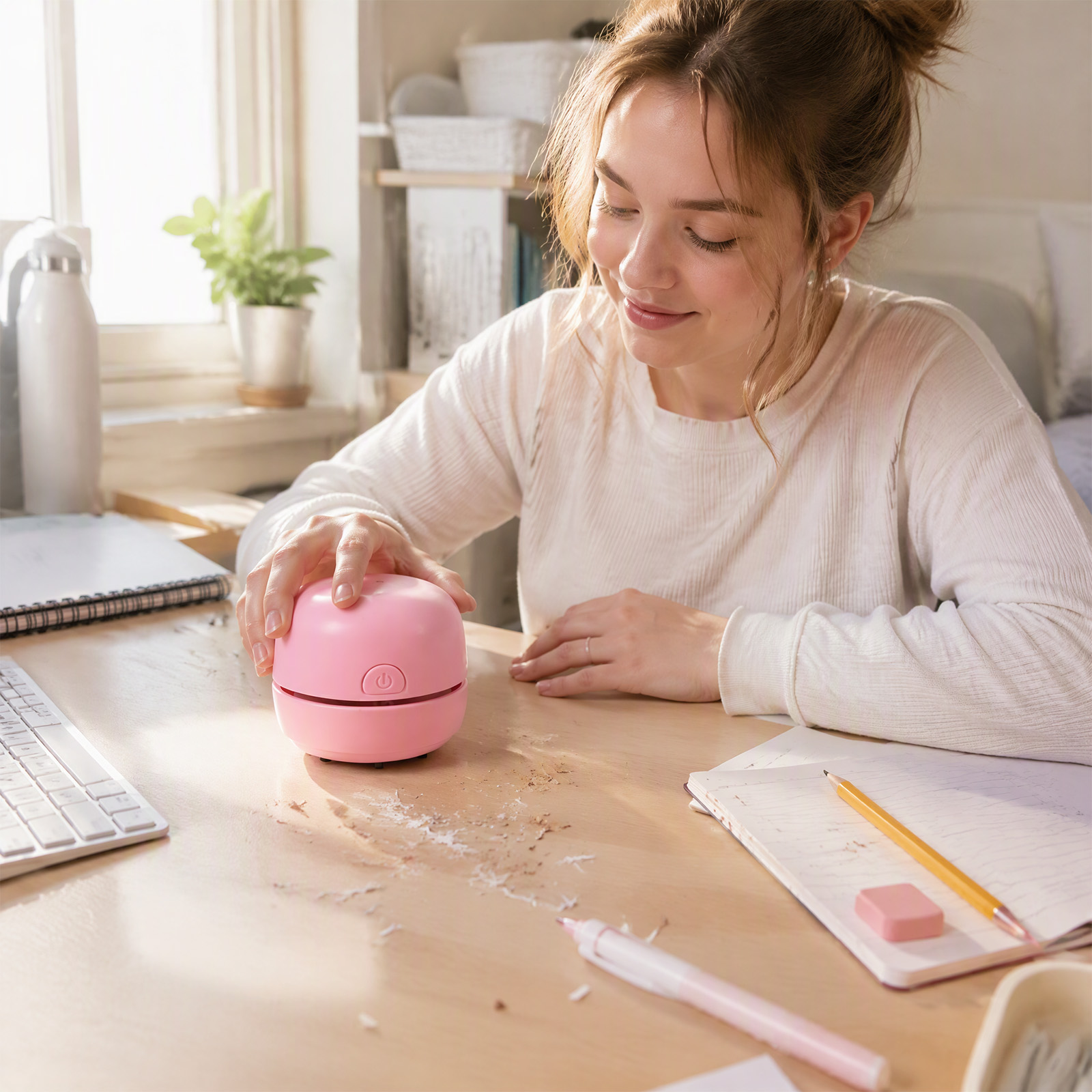 Cordless Handheld Mini Desktop - Mini Desktop Vacuum Cleaner For Eraser Dust recension och pris
