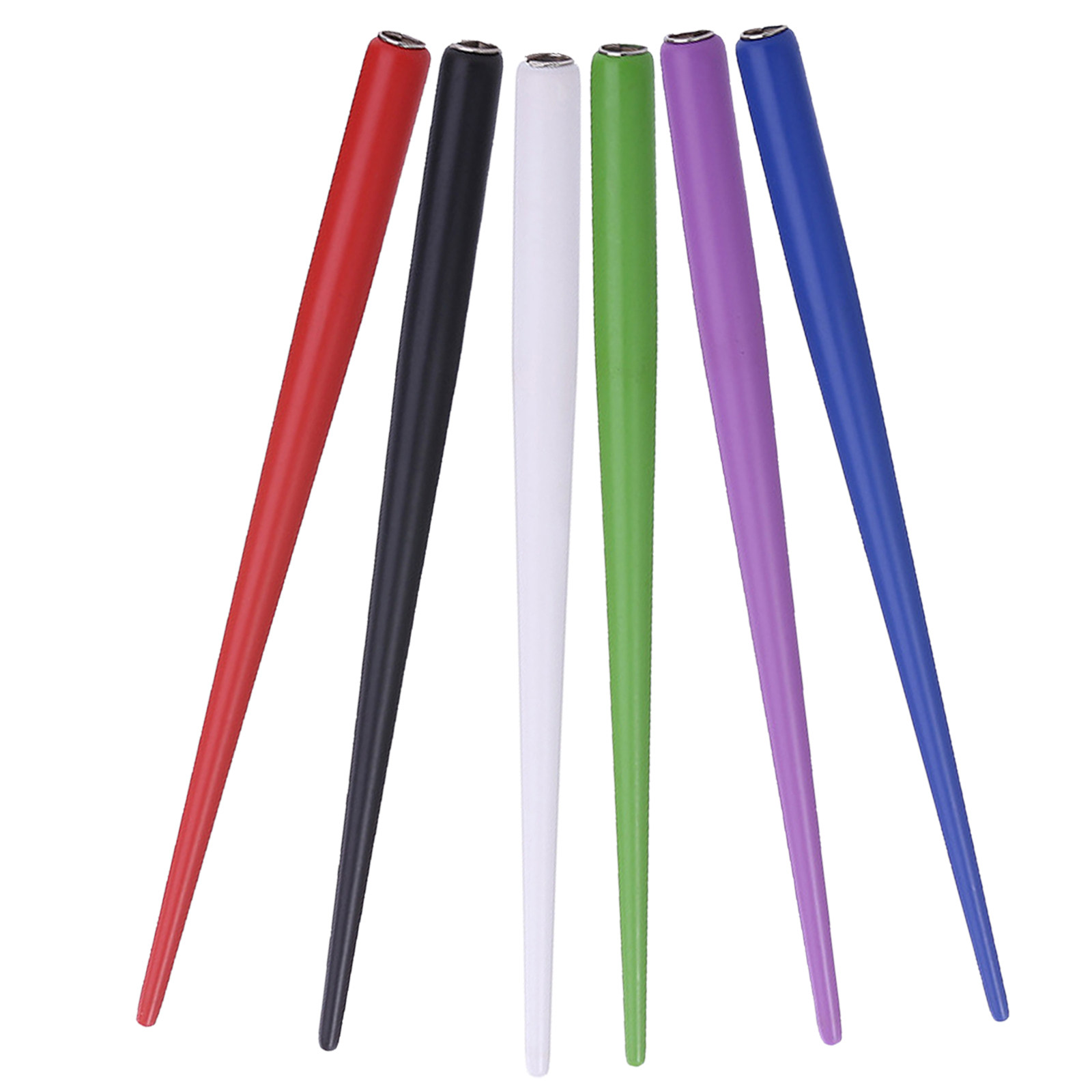 6Pcs Wooden Drawing Pen Holder - Writing Tools recension och pris