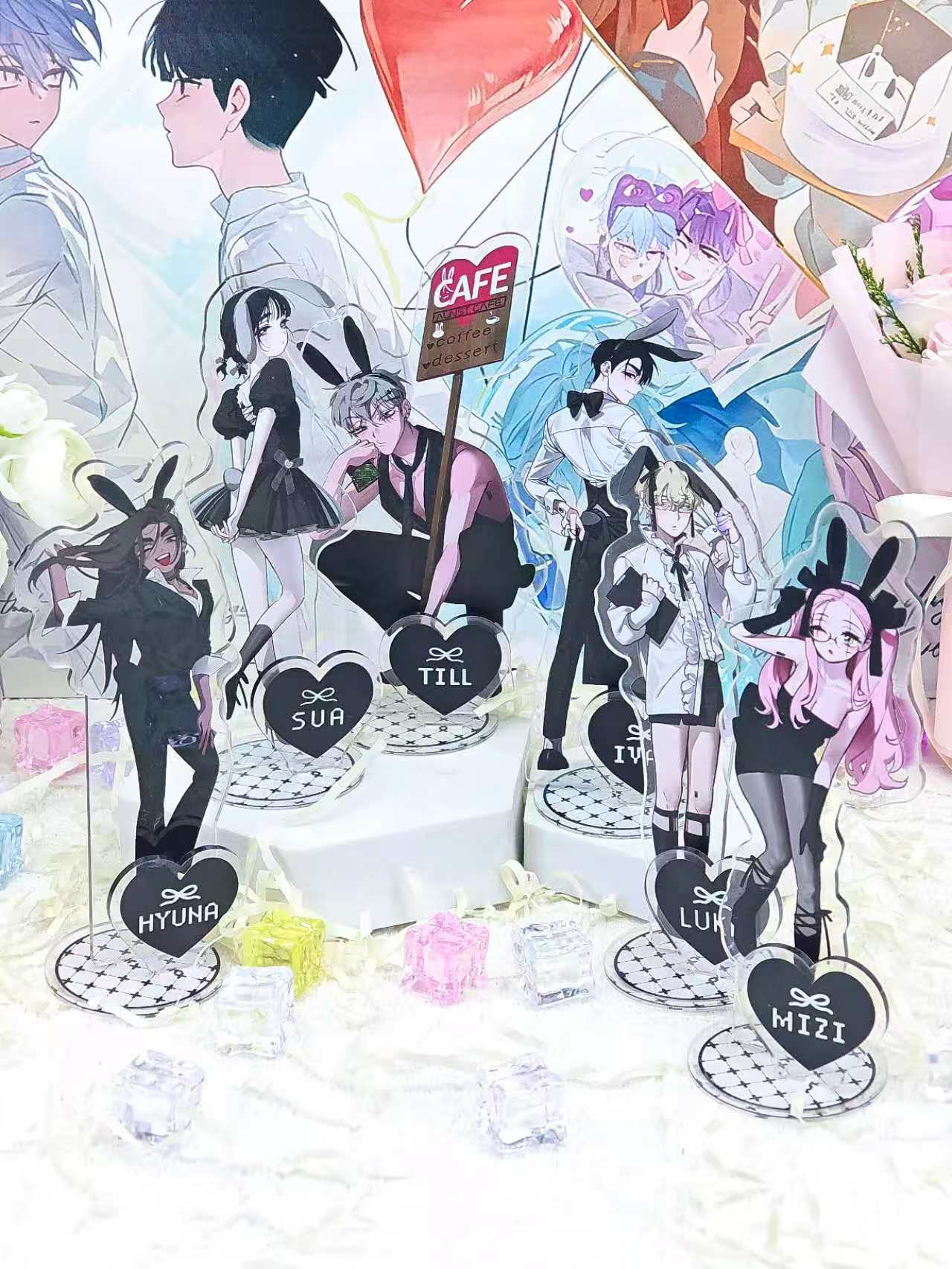 6pcs/1pcs Cute Bunny Boy & Gir - Desk Accessories recension och pris