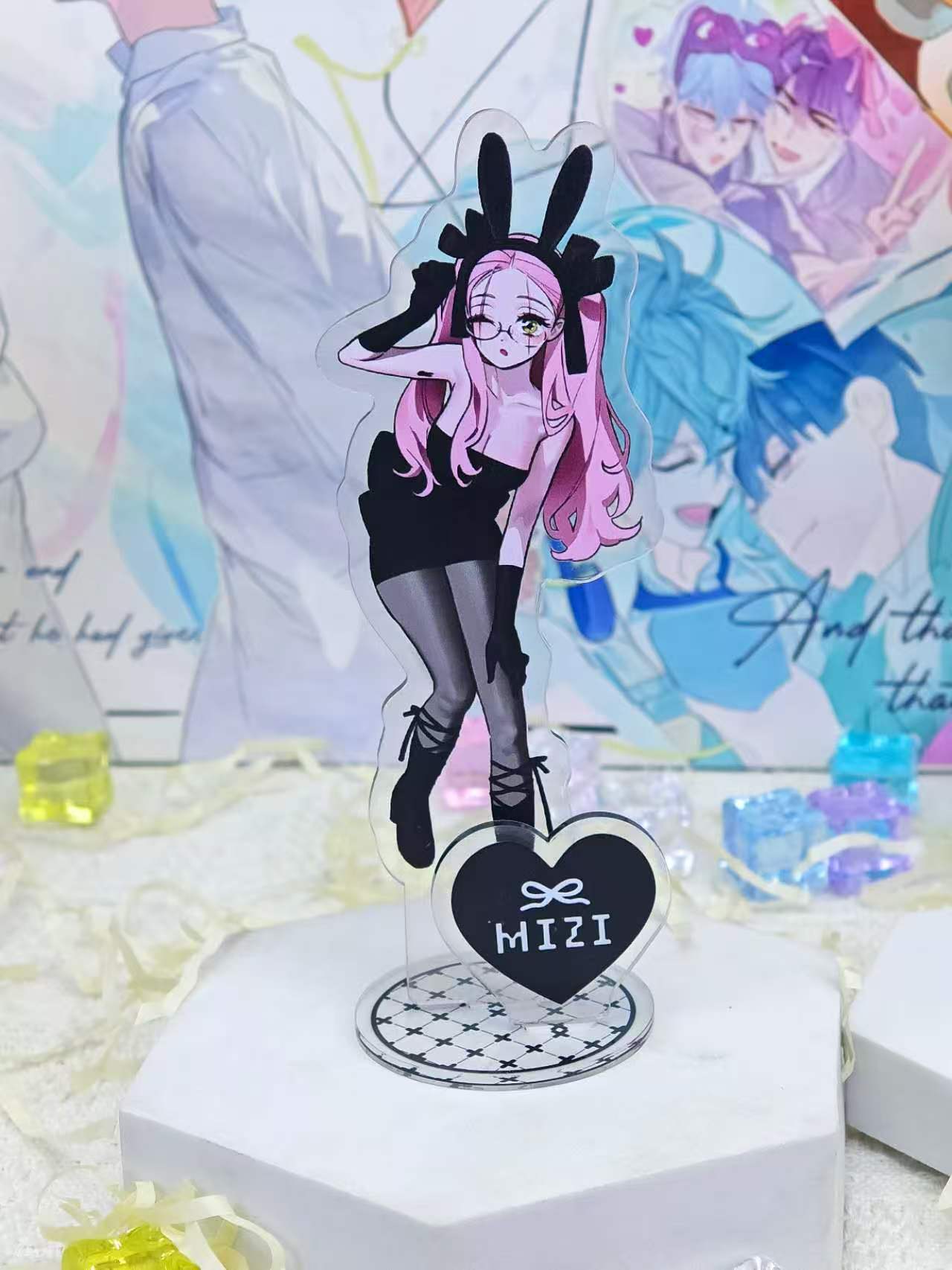 6pcs/1pcs Cute Bunny Boy & Gir - Desk Accessories recension och pris