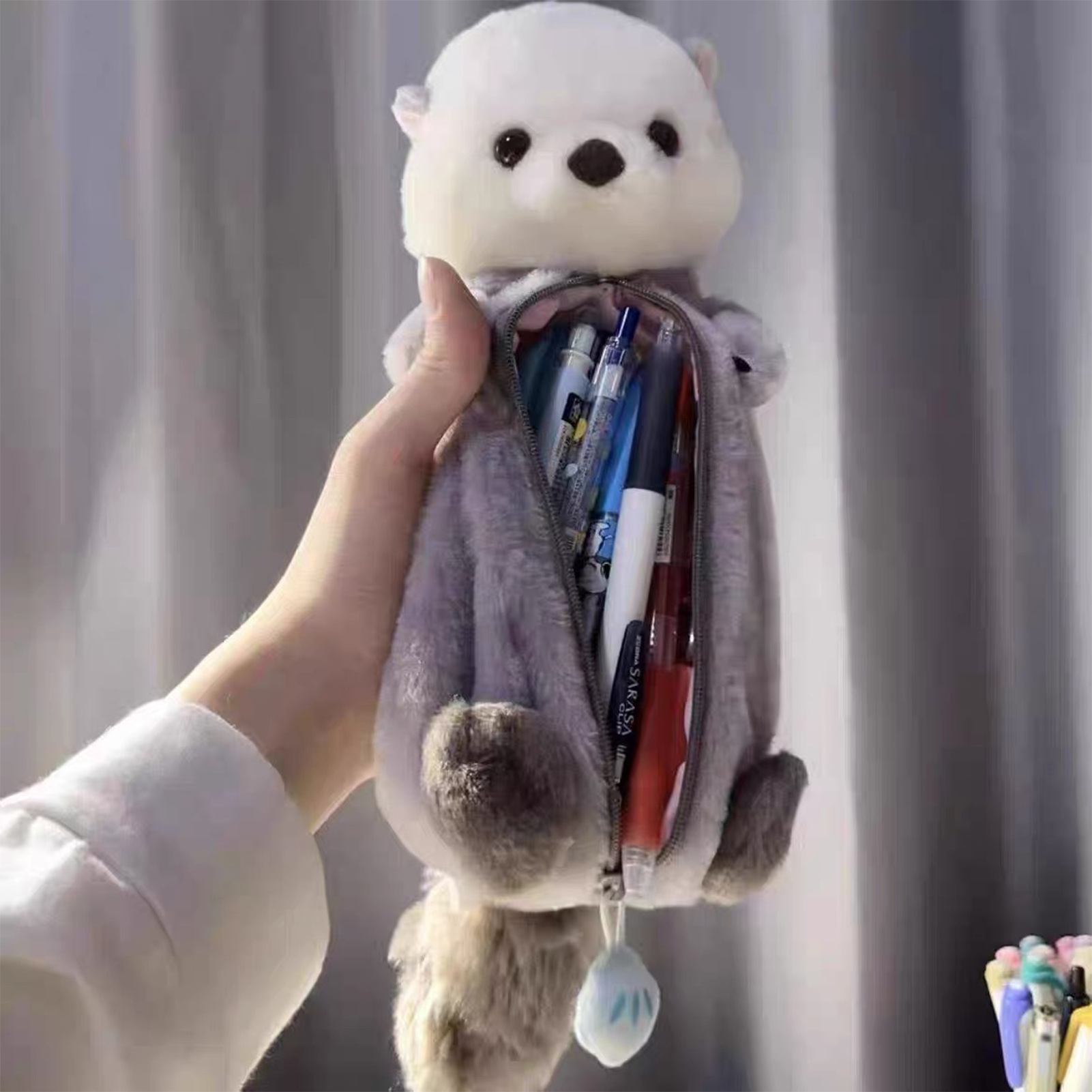 Creative Plush Toy Pencil Case - School Supplies recension och pris