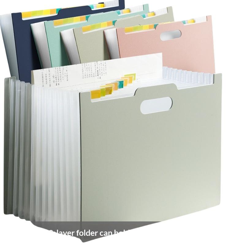 13 Pockets Accordion Expanding - Expandable Accordion File Folder 13 Pockets recension och pris
