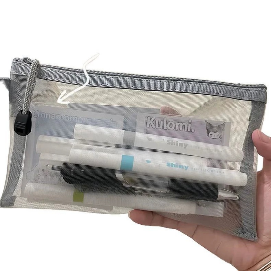 Nylon Pencil Storage Pouch Lig - Clear Mesh Pencil Pouch For Exam recension och pris