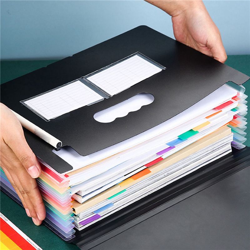 Superior-3X 13 Pockets Expandi - Expandable Accordion File Folder 13 Pockets recension och pris