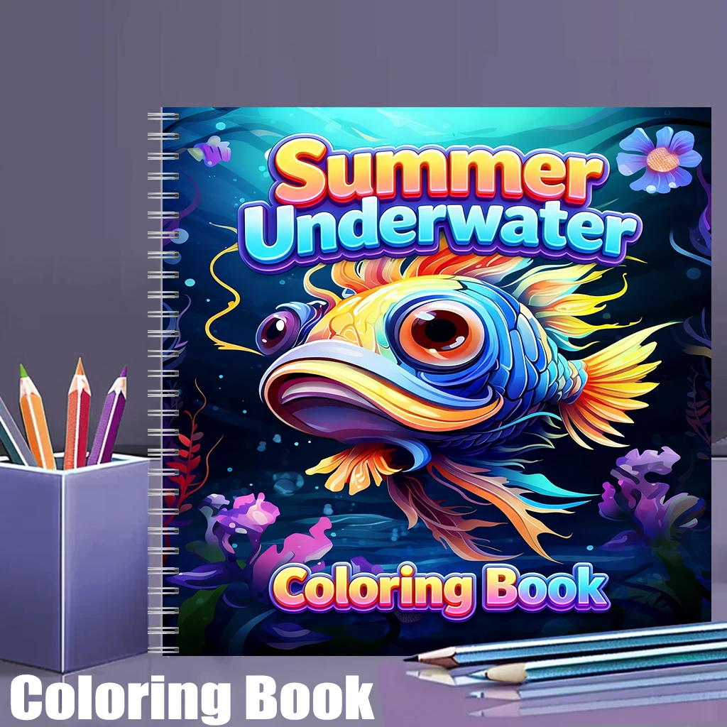 Summer Underwater Coloring Boo - School Supplies recension och pris