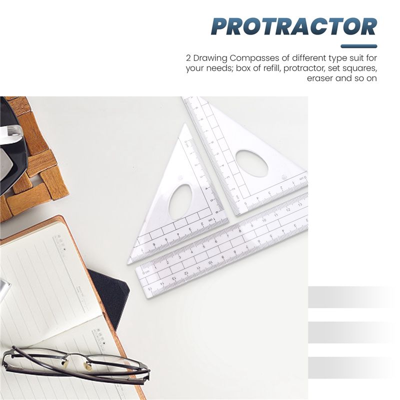 Superior Geometry Compass Set  - Math Geometry Set With Compass recension och pris