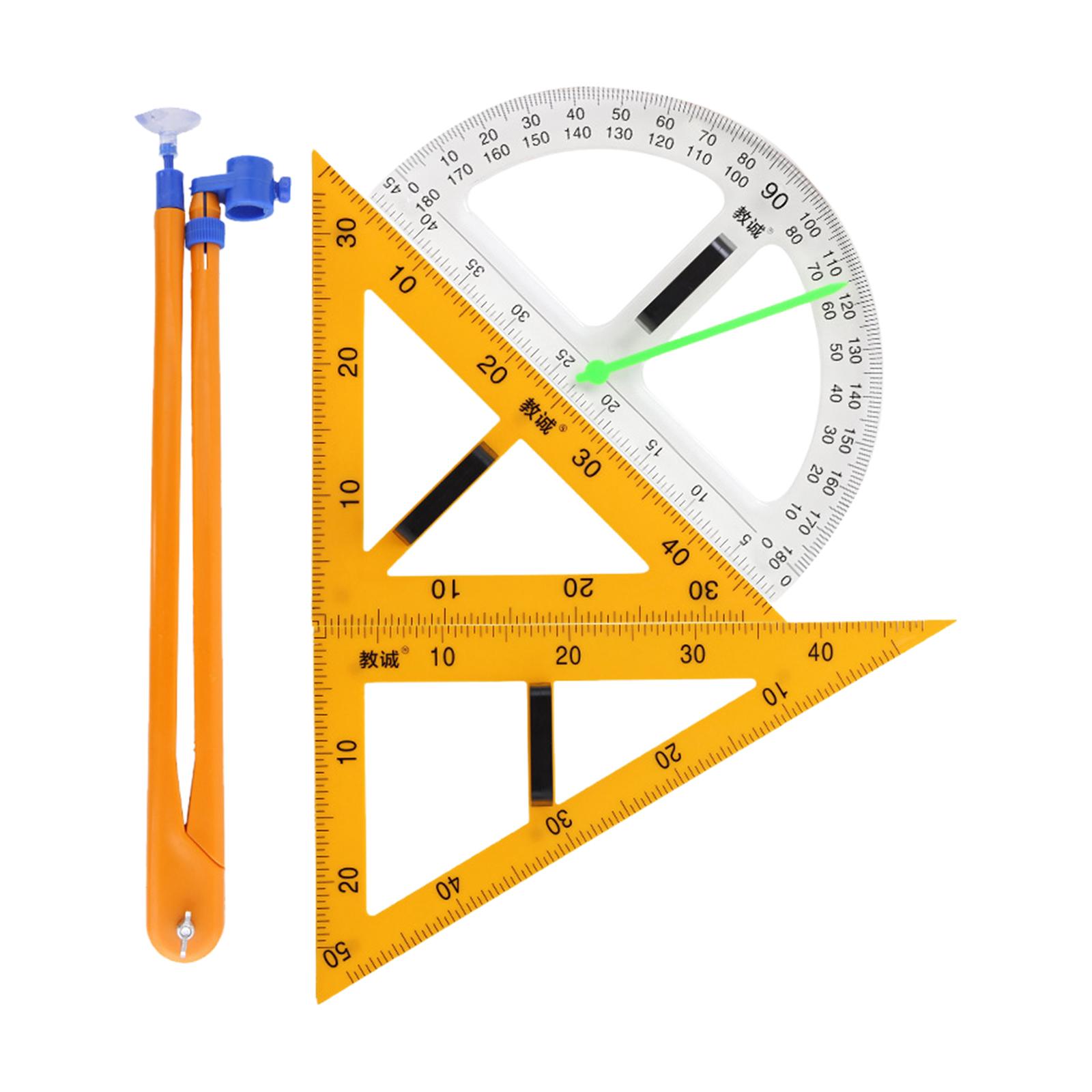 Math Geometry Ruler Set for Bl - Math Geometry Set With Compass recension och pris